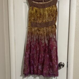 Anna Sui for Anthropologie Silk Dress - SZ 0